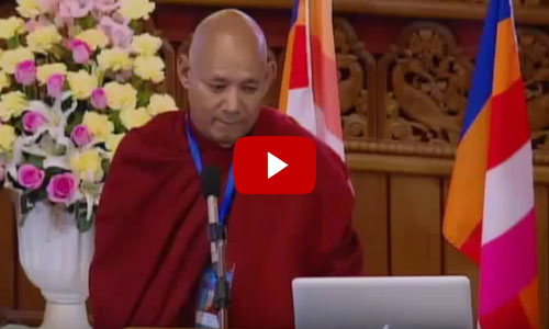 Bhikkhu Sanghasena's Speech At World Buddhist Peace Conference, Myanmar